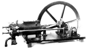 Description: Versuchsmotor von 1876