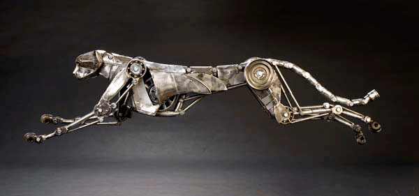 Recycled And Rebuilt: Automotive Art